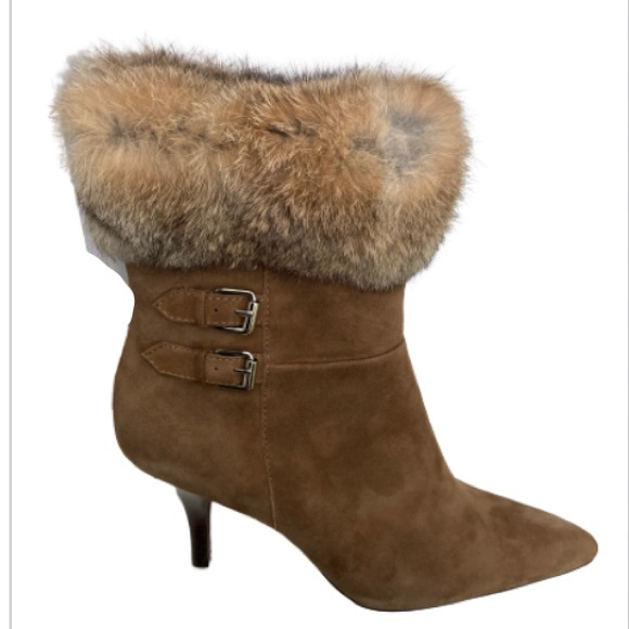 anne klein fur boots